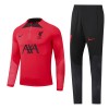 Liverpool Quarter Zip Training Sweatshirts 2022-23 Rote Für Kinder